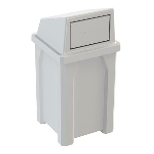 Campus Collection 32 Gallon Outdoor Commercial Trash Can with Lid