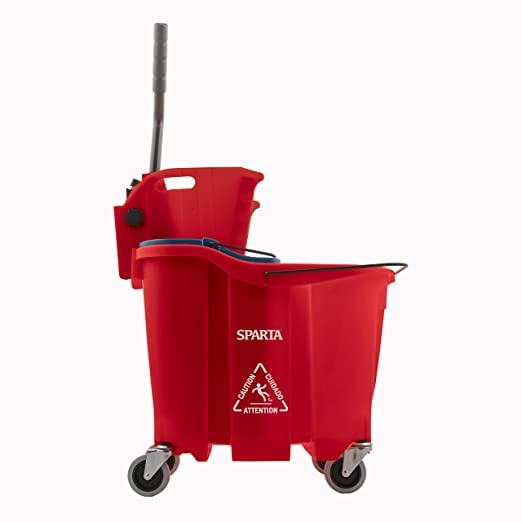 35 Qt Mop Bucket System with Wringer and Insert