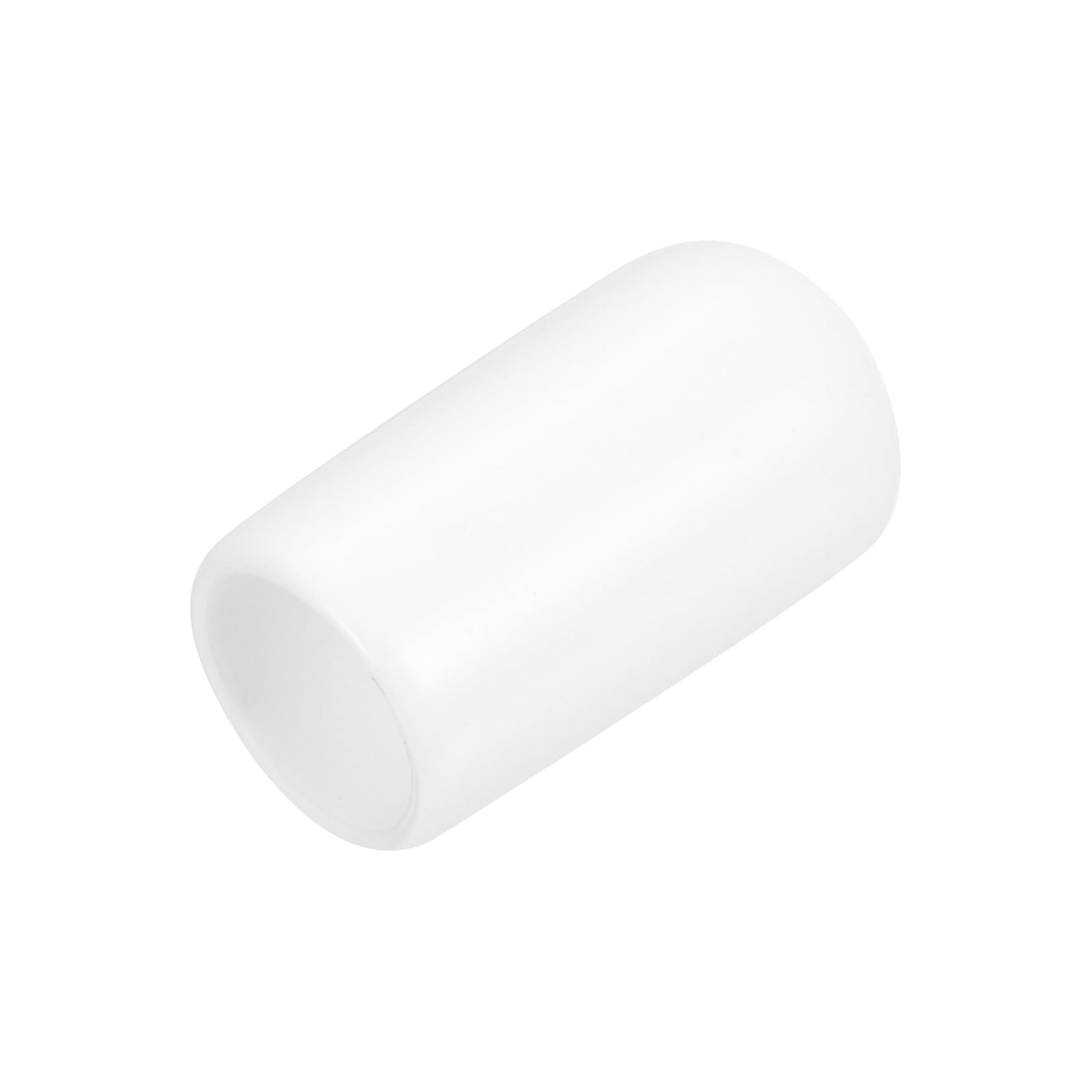 20pcs Rubber End Caps 7.5mm ID Vinyl Round End Cap Cover Screw Thread Protectors White