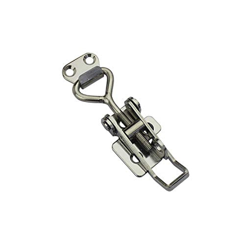 Adjustable Latch Buckle Cabinet Boxes Lever Handle Toggle Catch Latch Lock (2 Count)