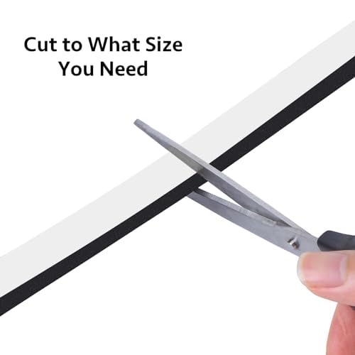 Square Weather Stripping for Doors & Extra Large Gaps (13 Foot)