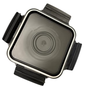 4 Gallon Square Food Grade Bucket Pail with Plastic Handles and Lid