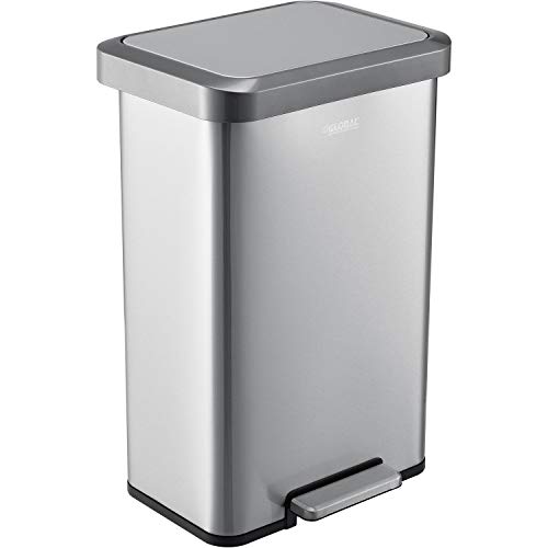 12 Gallon Stainless Steel Trash Can