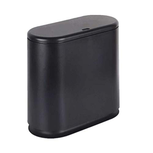 Plastic Trash Can with Press Top Lid
