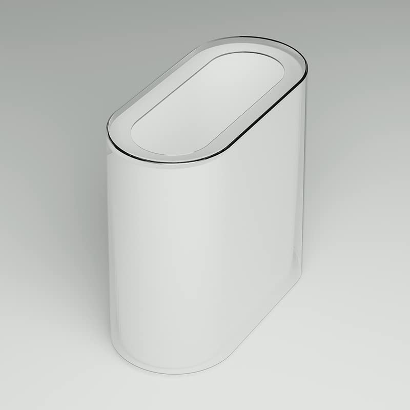 Small Waste Basket Slim Trash Can 3.2 Gallon