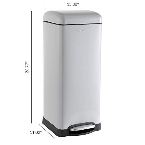Betty 8 Gal Step Trash Can Soft