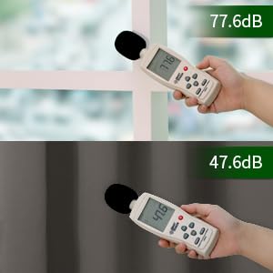Short Blackout Curtains 40 Inches Length for Bedroom (2 Count)