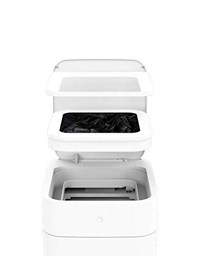 T1S/T AIR X/T Air Lite Official Refill Rings for Smart Kitchen Trash Can | Durable Garbage Bags for Electric Trash Can - 6 pk White Refill Rings - Up to 150 Trash Bags (6 Months Supply) (6 Count)