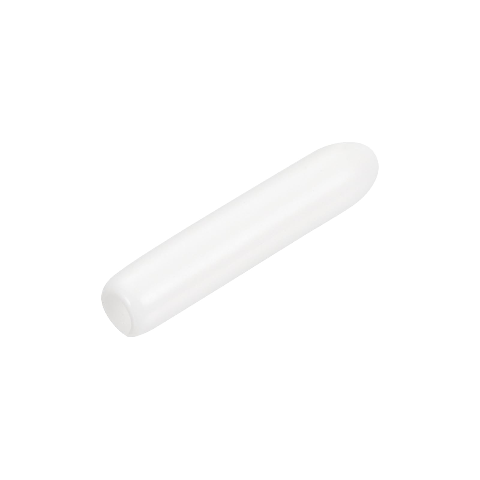 20pcs Rubber End Caps 2mm ID Vinyl Round End Cap Cover Screw Thread Protectors White