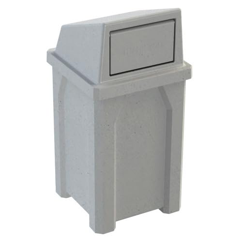 Campus Collection 32 Gallon Commercial Trash Can with Lid