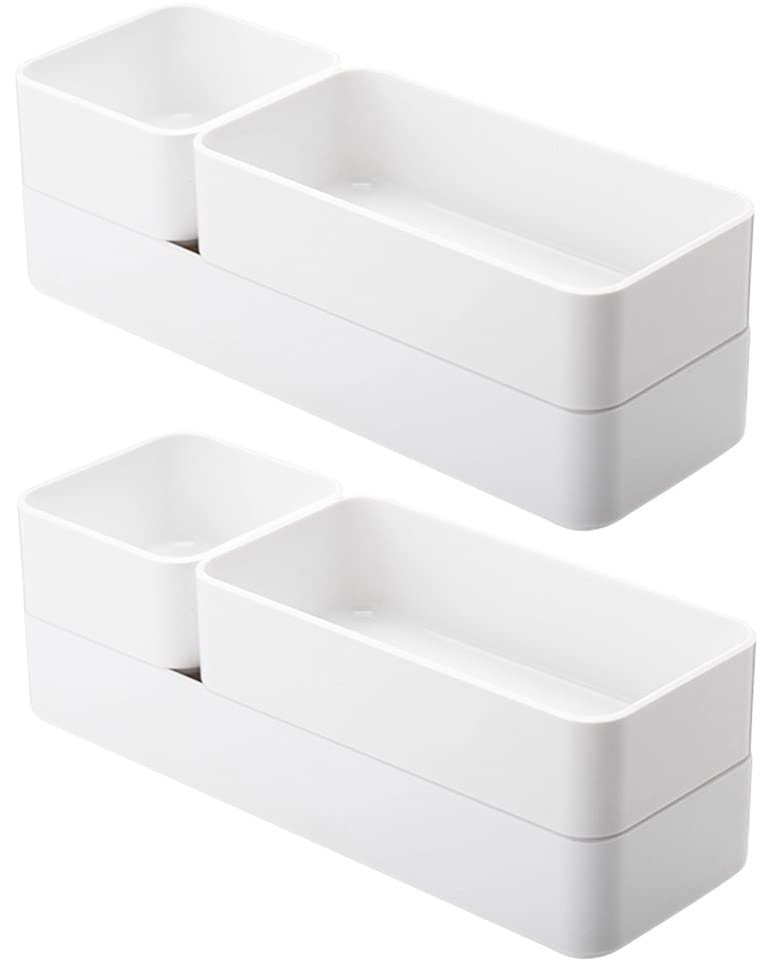 Plastic Drawer Organizers Set