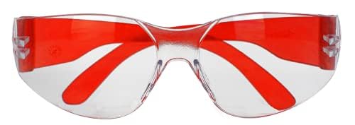 Clear Lens Color Temple Protective Safety Glasses (144 Count)
