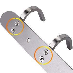 Coat Hook Rack Brushed Nickel
