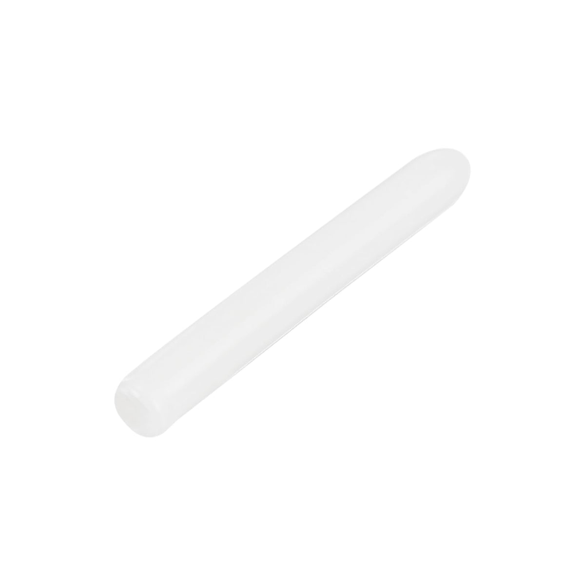 20pcs Rubber End Caps 1.3mm ID Vinyl Round Tube Bolt Cap Cover Thread Protectors White