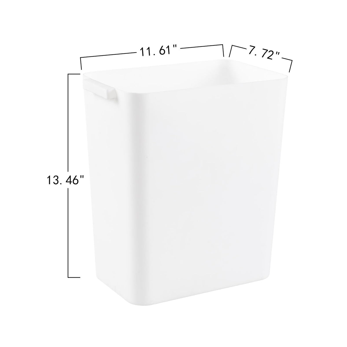 4.5 Gallon 3 Packs Plastic Wastebasket (3 Count)