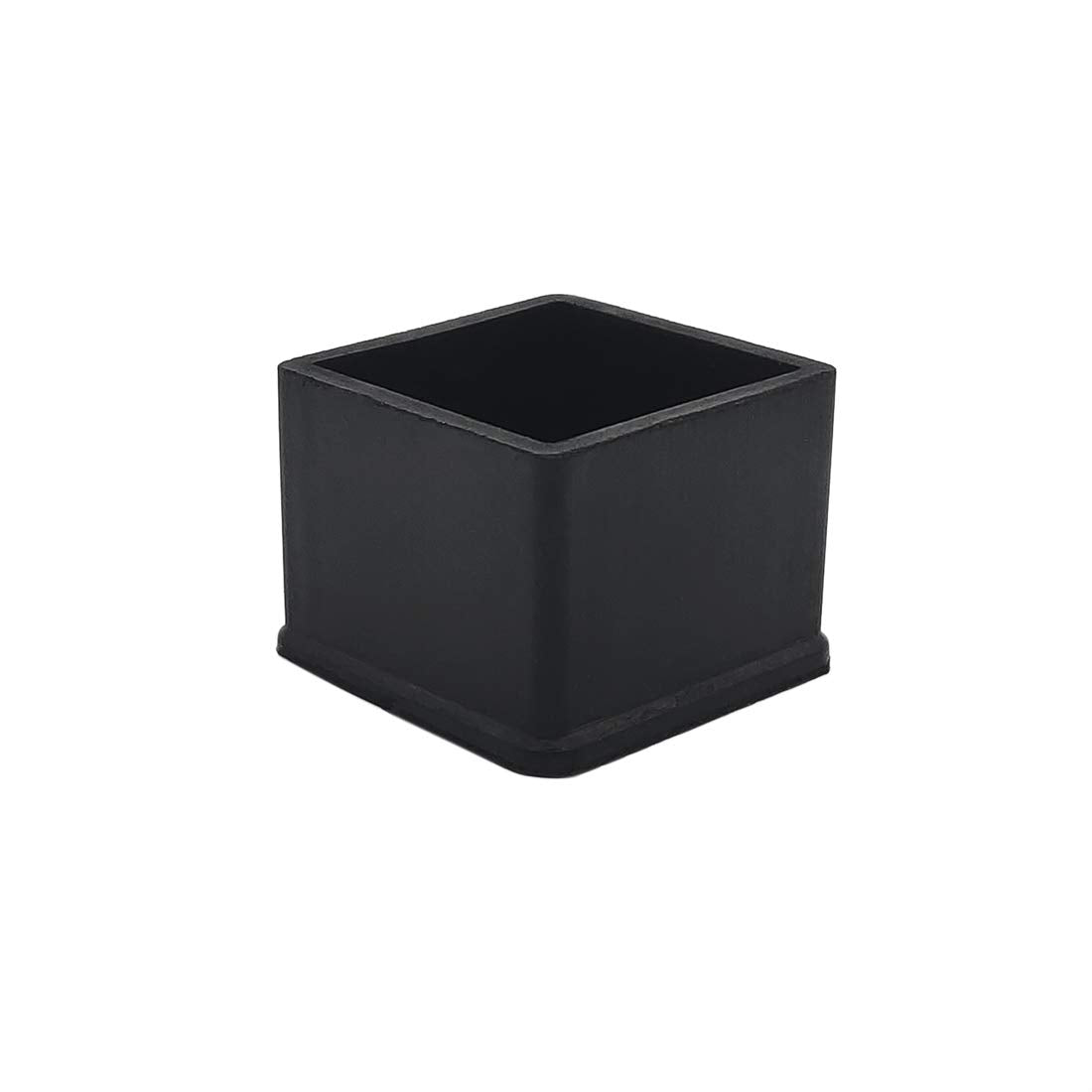 Non Slip Thick Rubber Leg Tips Floor Protectors Square Chair Leg Caps 20pcs (20 Count)
