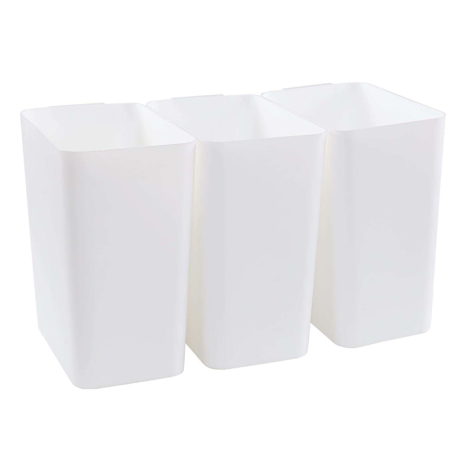3 Pack Bathroom Trash Can (3 Count)