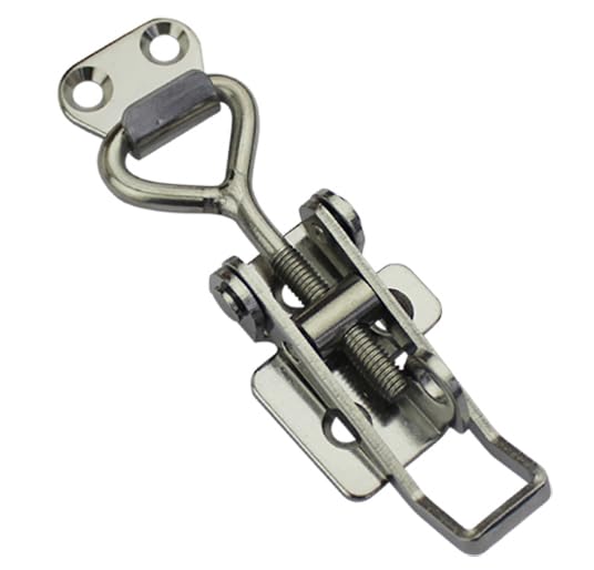 Adjustable Latch Buckle Cabinet Boxes Lever Handle Toggle Catch Latch Lock (2 Count)