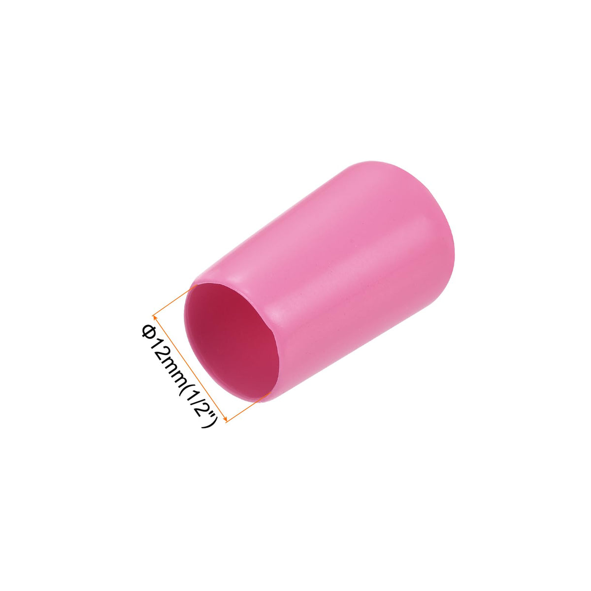 20pcs Rubber End Caps 12mm
