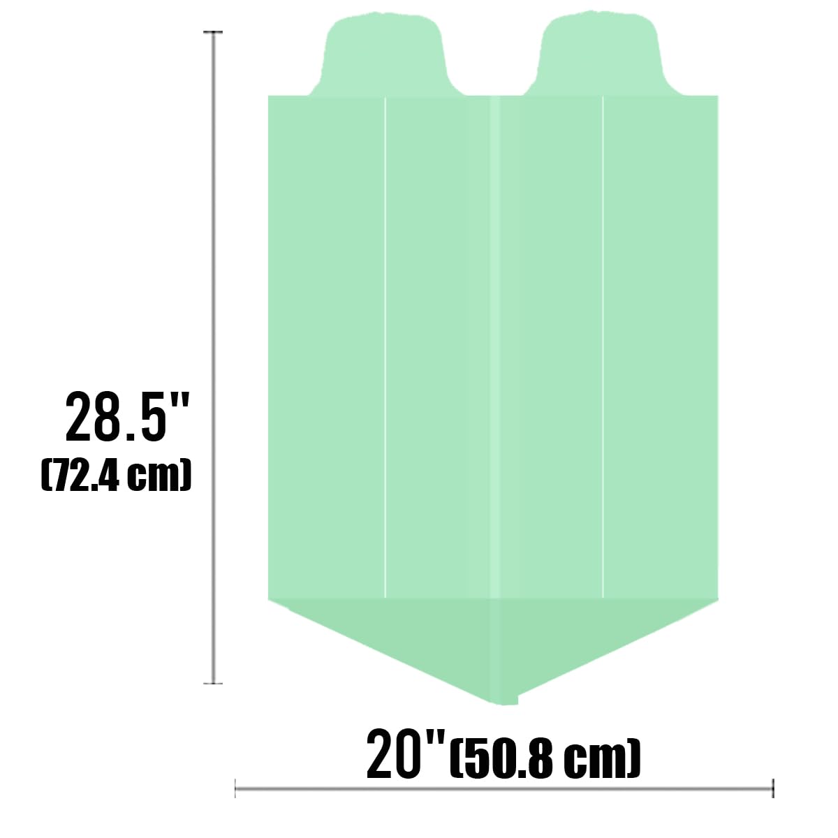 4 6 Gallon Flap Tie Compostable Trash Bags (76 Count)