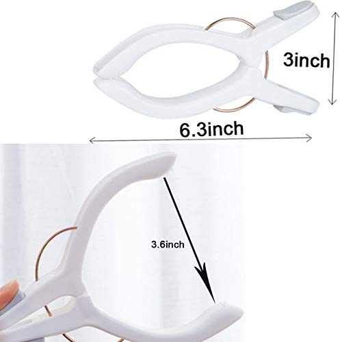 8 Pack Large Clips for Beach Chairs (8 Count)