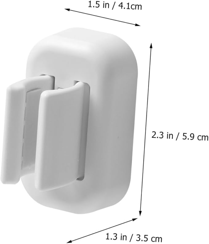Bathroom Mop Holder Wall Mount Broom Organizer Adhesive Hooks for Home