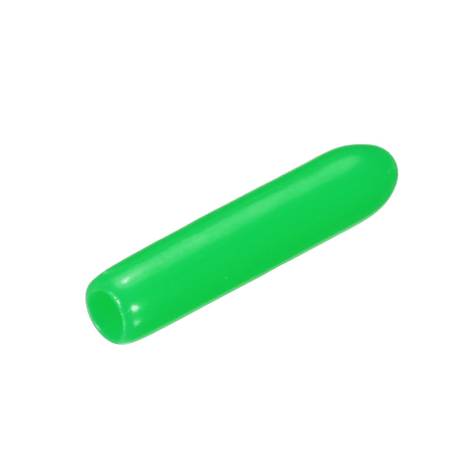 20pcs Rubber End Caps 2mm ID Vinyl PVC Round Tube Bolt Cap Cover Screw Thread Protectors Green