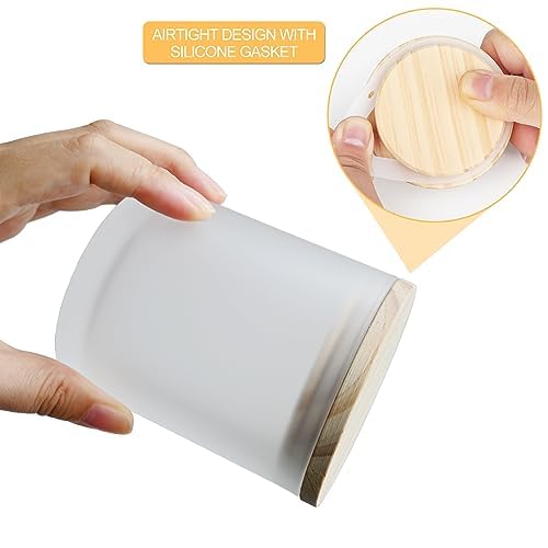 Thick Candle Jars for Making Candles 12 Pcs (12 Count)