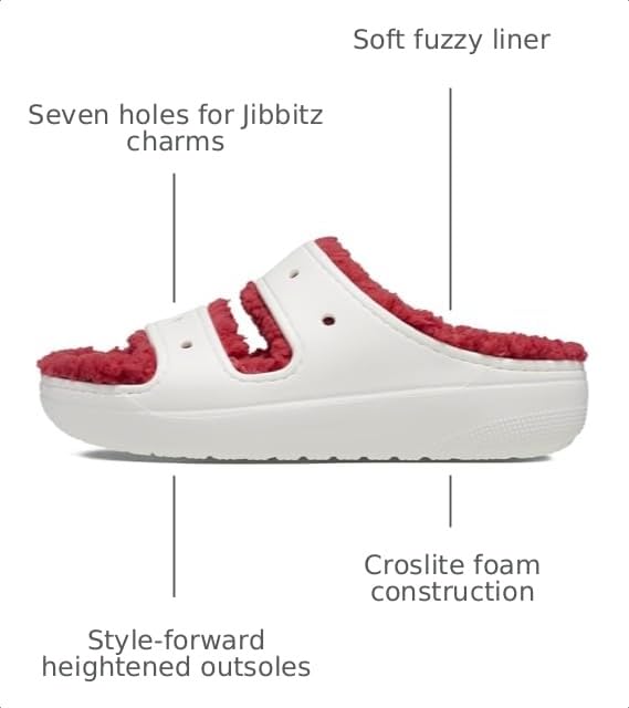 Unisex Adult Classic Cozzzy Holiday Platform Sandals