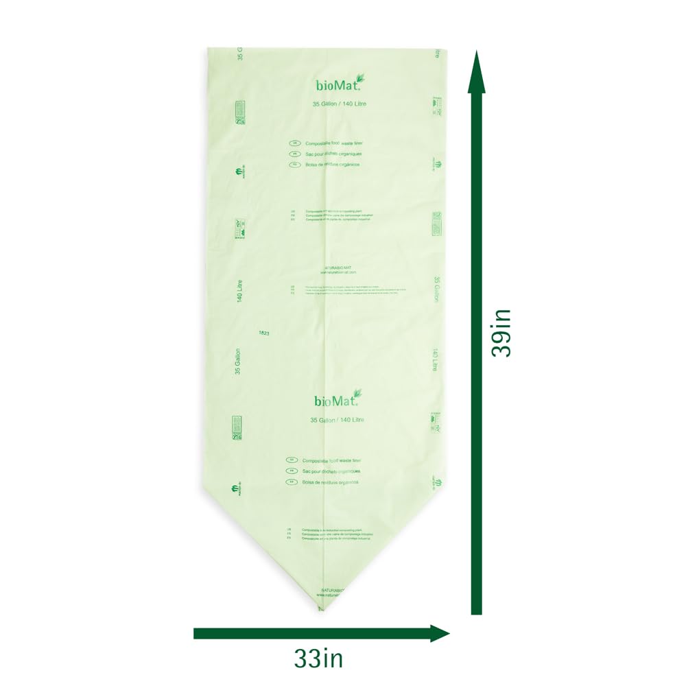 33 35 Gallon Compostable Food Scrap Bags (30 Count)