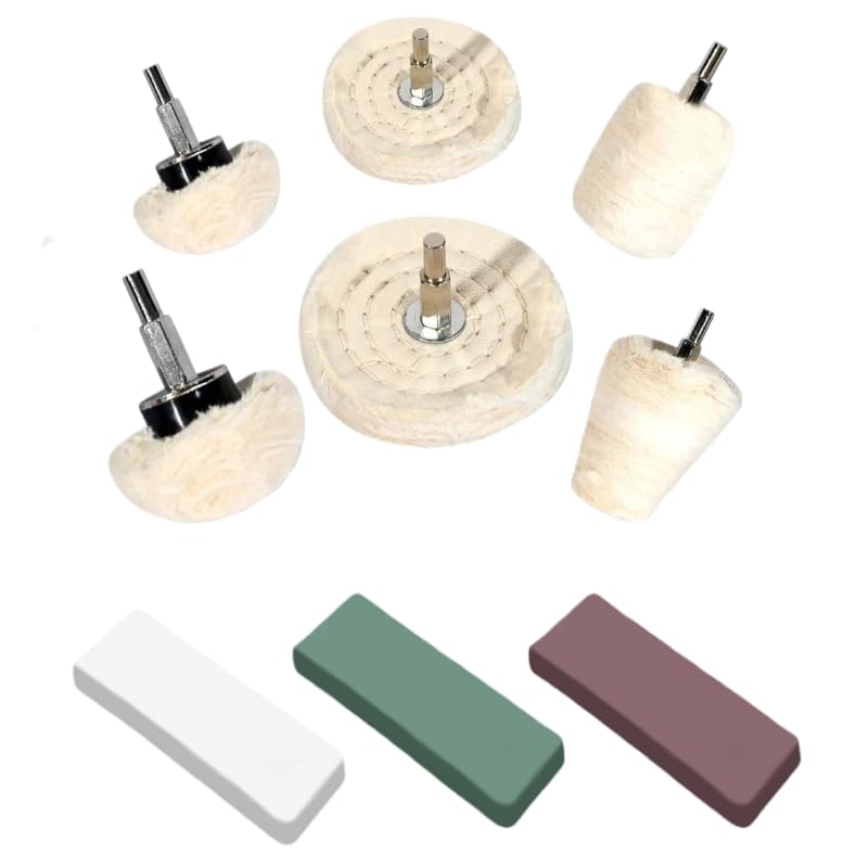 9PCS Buffing Wheels for Drill (9 Count)