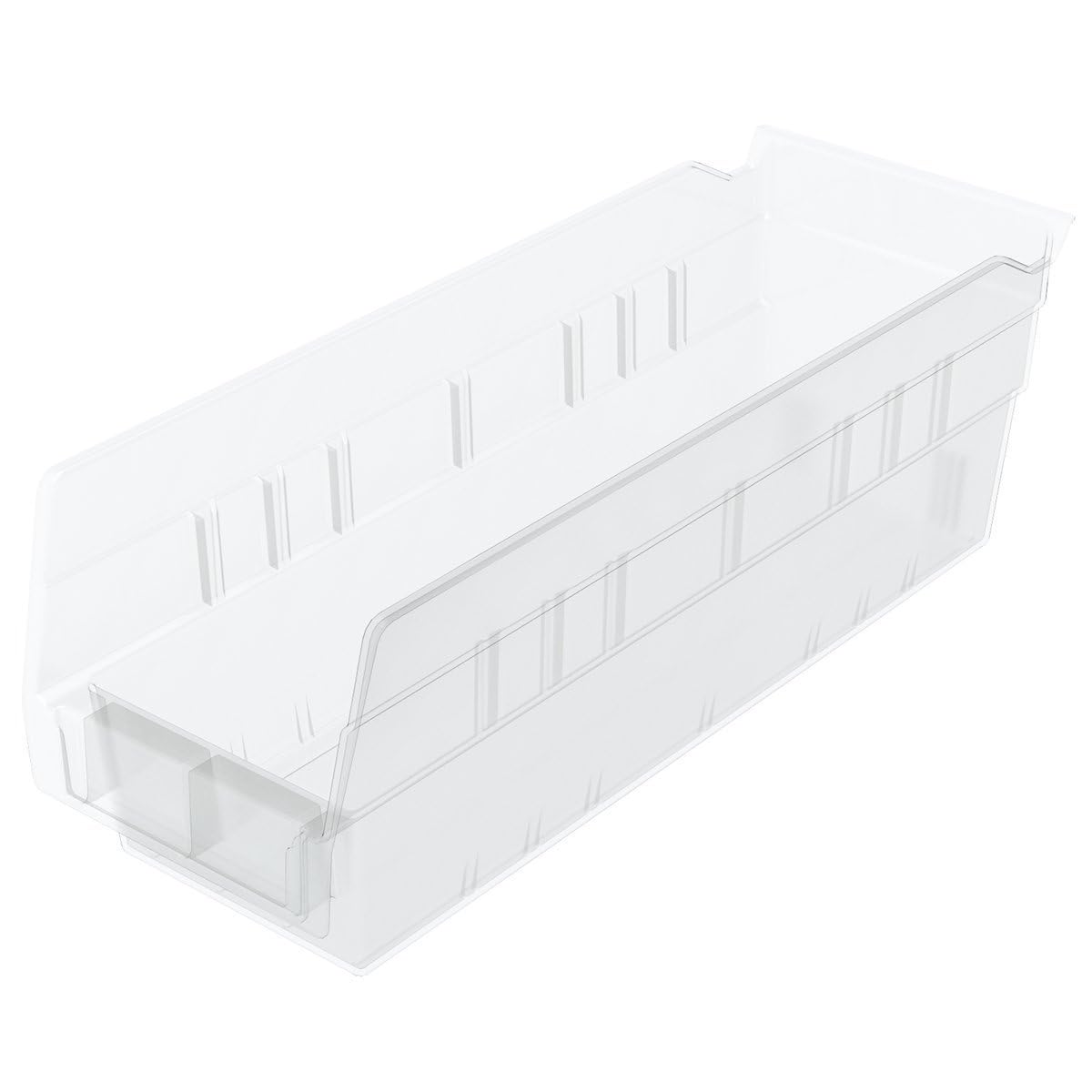 30120 Heavy Duty Plastic Shelf Bins (24 Count)