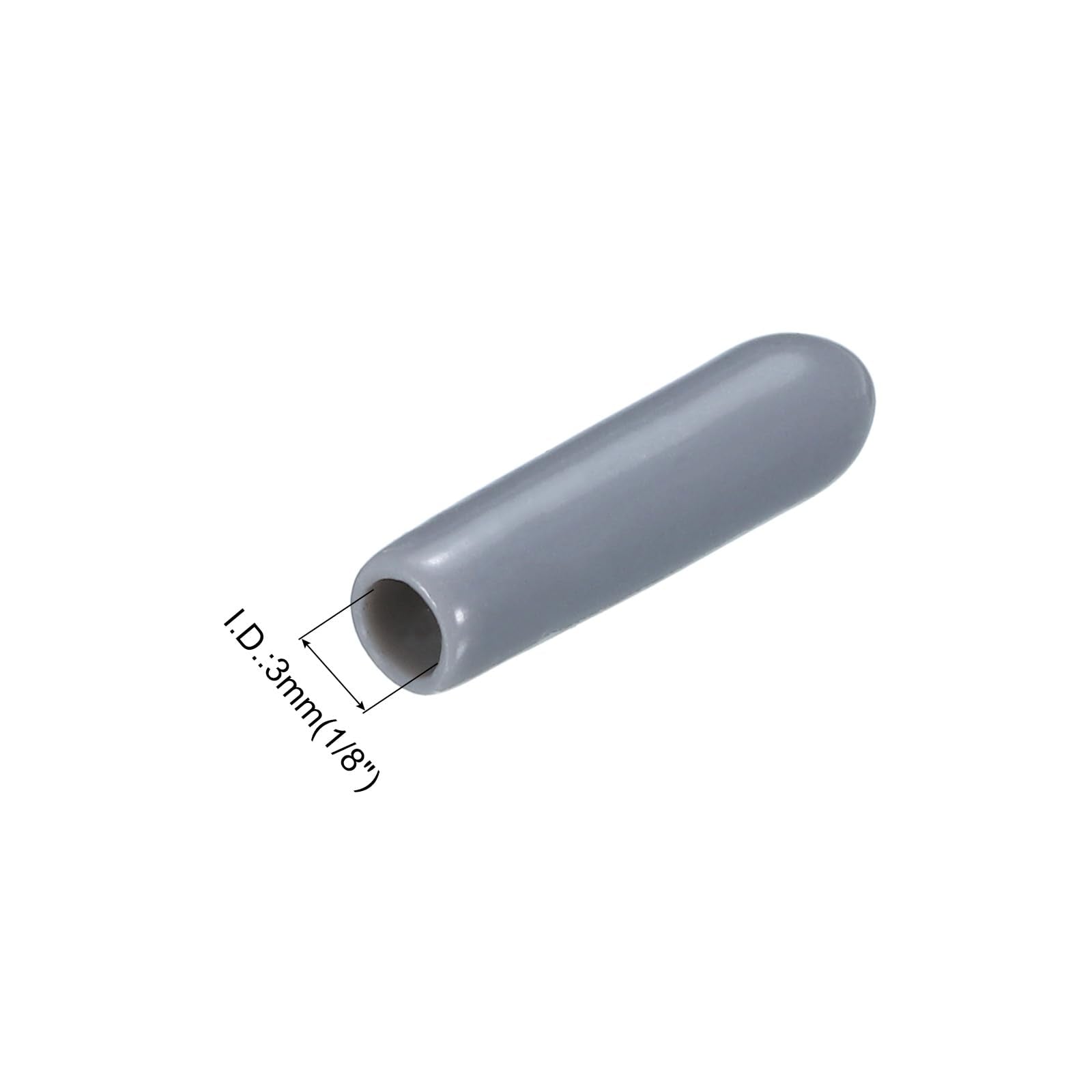 20pcs Rubber End Caps 3mm