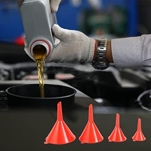 8Pcs Funnels for Automotive Use Plastic Oil Gas Funnels Set Multi