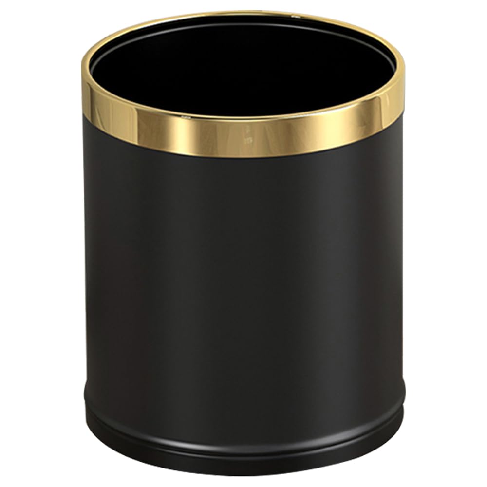 14L 3.7GAL Black and GoldTrash can