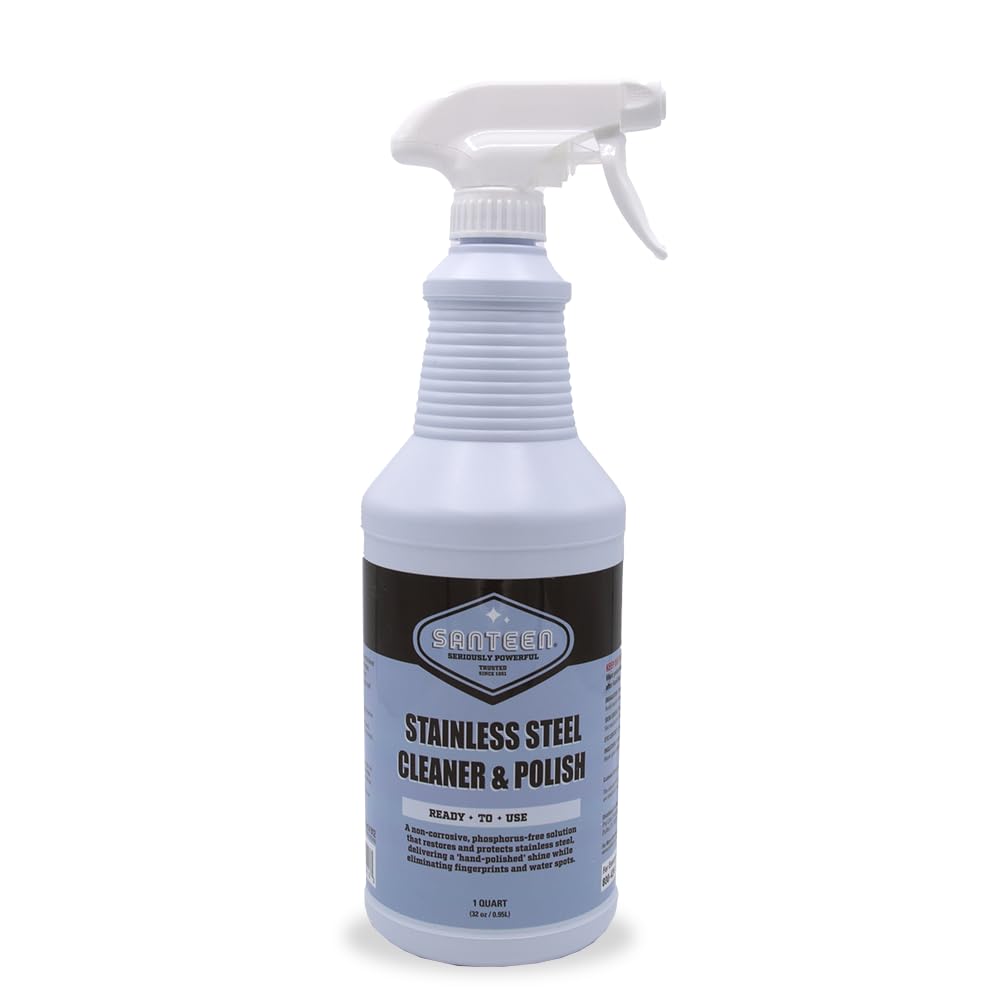 Santeen Professional Stainless Steel Cleaner & Polish (192 Fl Oz) - ModHome Supplies