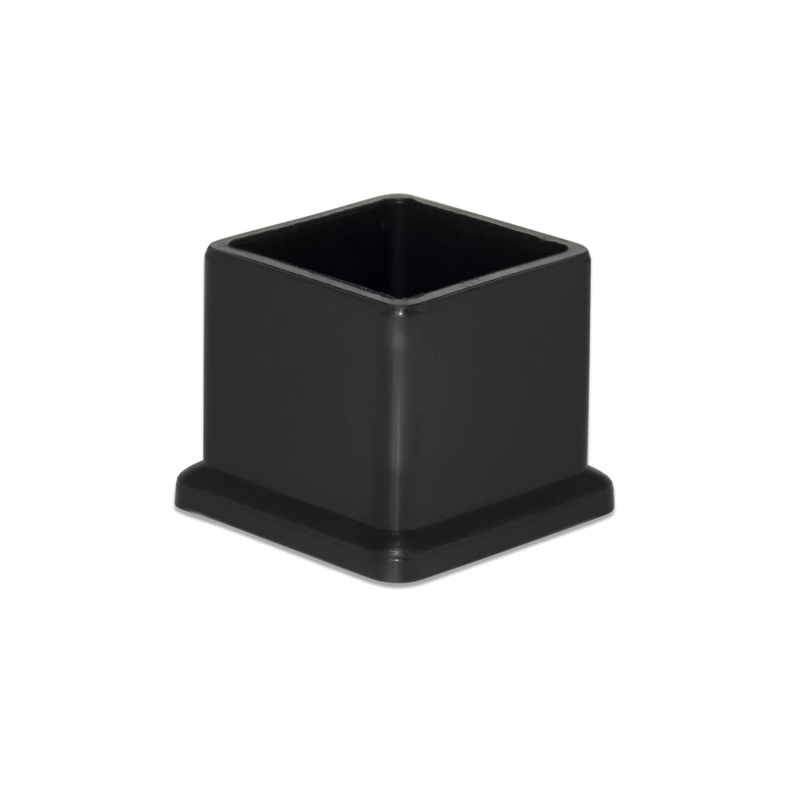 Flexible PVC Patio Chair Table Leg Tips Caps Square Furniture Covers 25 x 25 mm (20 Count)