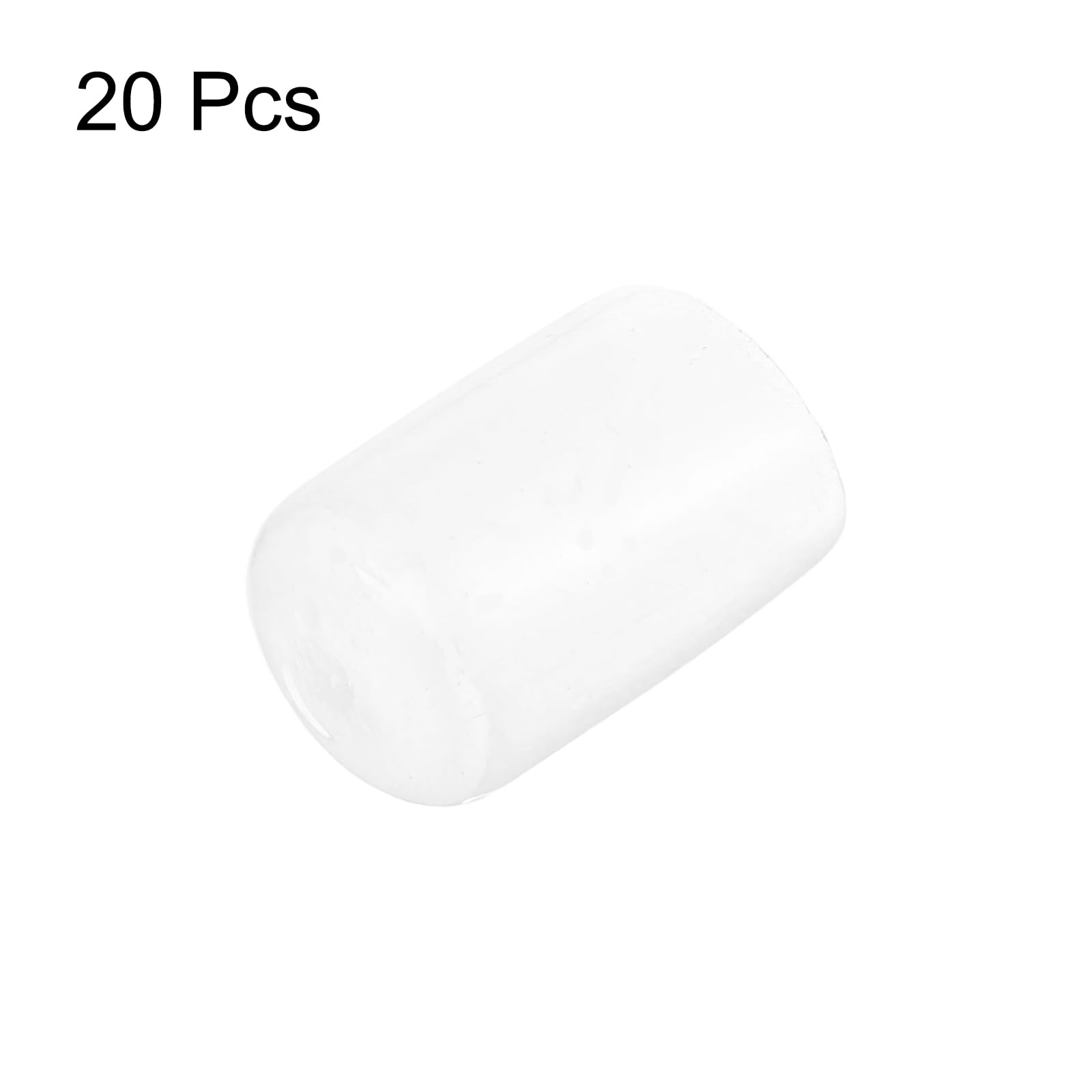 20pcs Rubber End Caps Protective Caps 14mm ID Vinyl PVC Round Tube Bolt Cap Cover Screw Thread Protectors