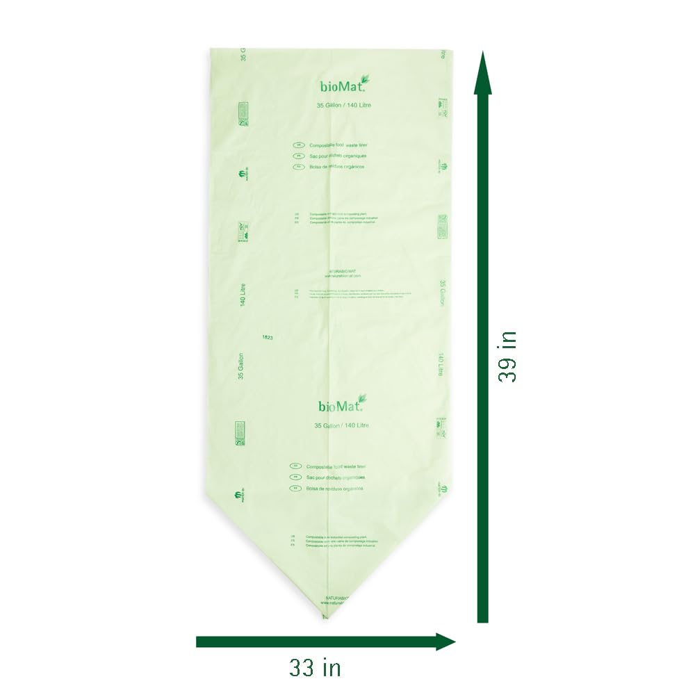 33 35 Gallon Compostable Food Scrap Bags (20 Count)