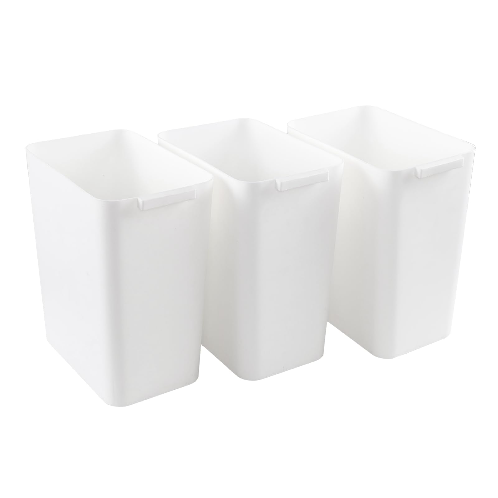 Slim Rectangular Wastebasket (3 Count)