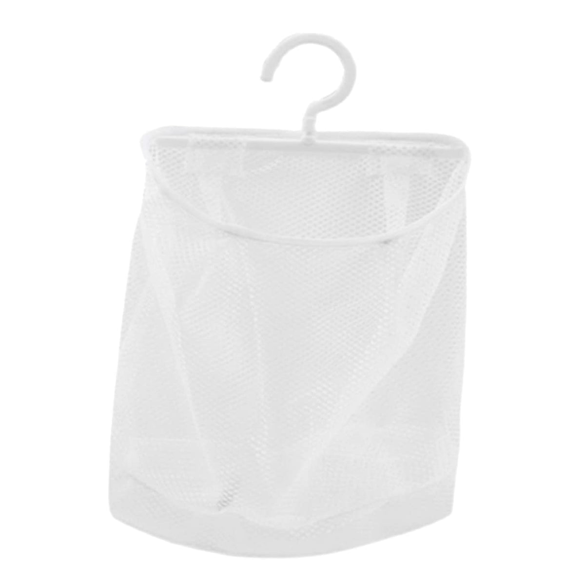Hanging Mesh Bag Clothespin Storage Bag and Breathable Laundry for Socks Underwear Garlic Onions Foldable Kitchen Organizer 2 Pack 9.64 X 8.66 X 0.78 in