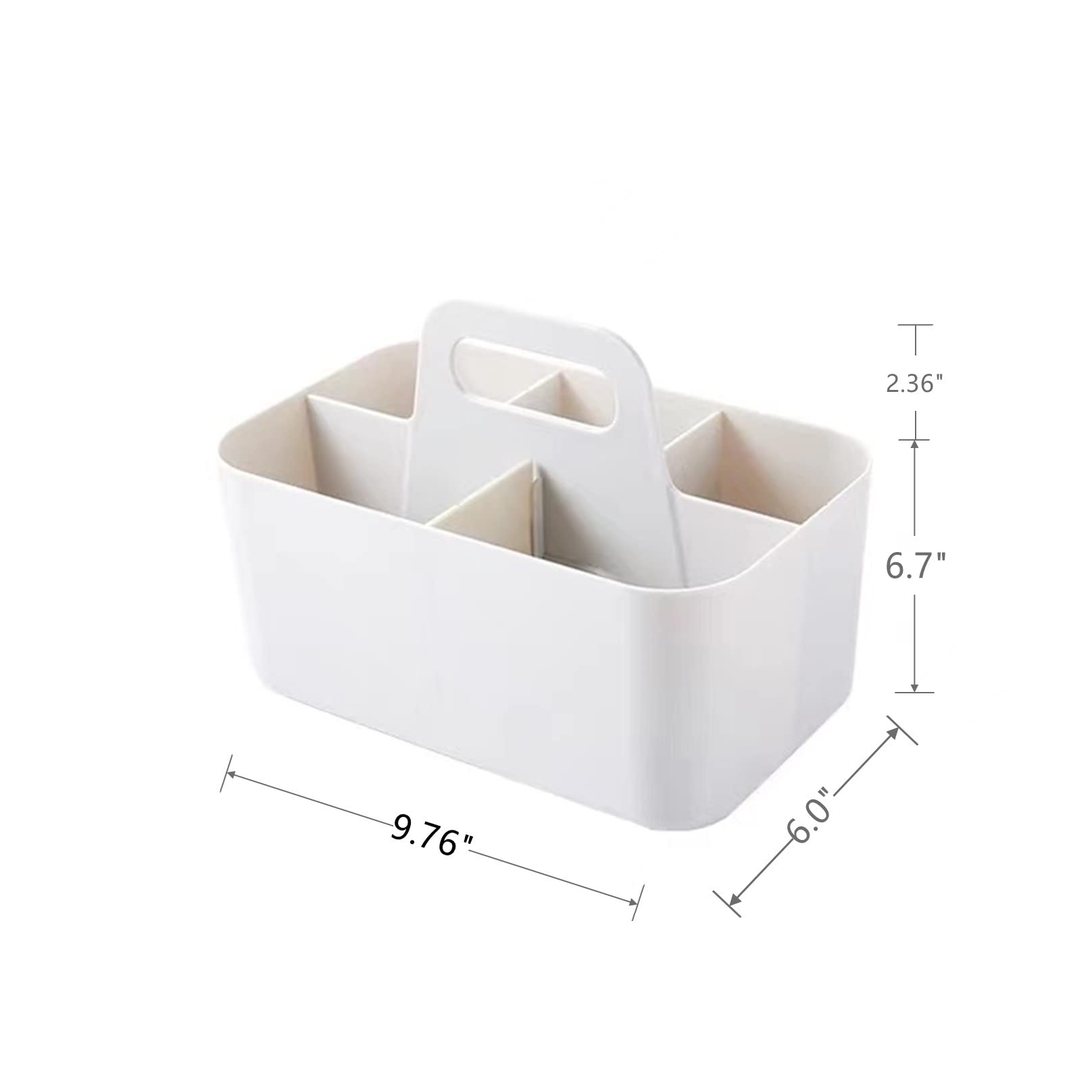 2 Pack Plastic Shower Caddy Portable (2 Count)