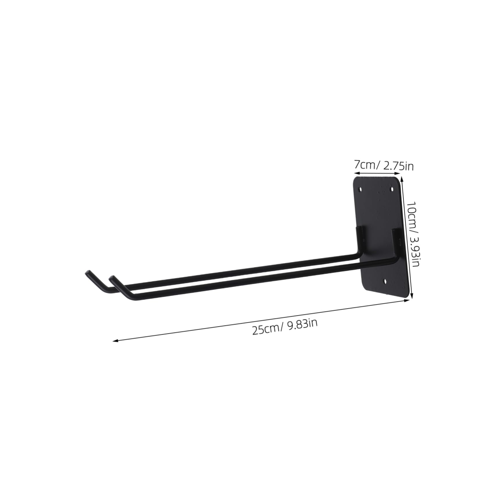 Wall Mounted Tool Holder Rack for Garden Equipment Sturdy Wall Storage Organizer for Brooms Rakes Hoses and Shovels for Garage Garden and Tool Room Use