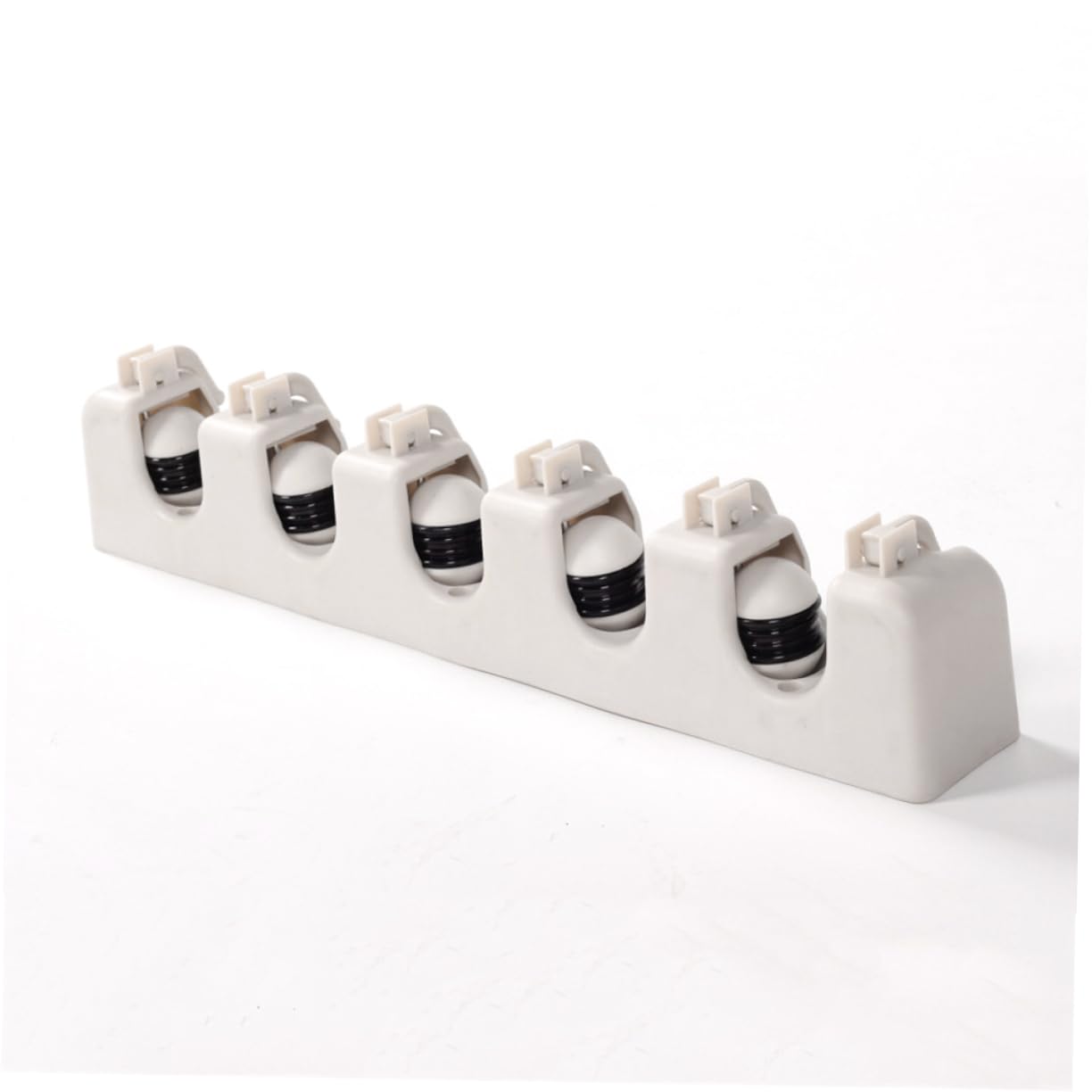 Wall Mounted Mop Holder Broom Organizer Storage Rack with 5 Positions 6 Hooks Space