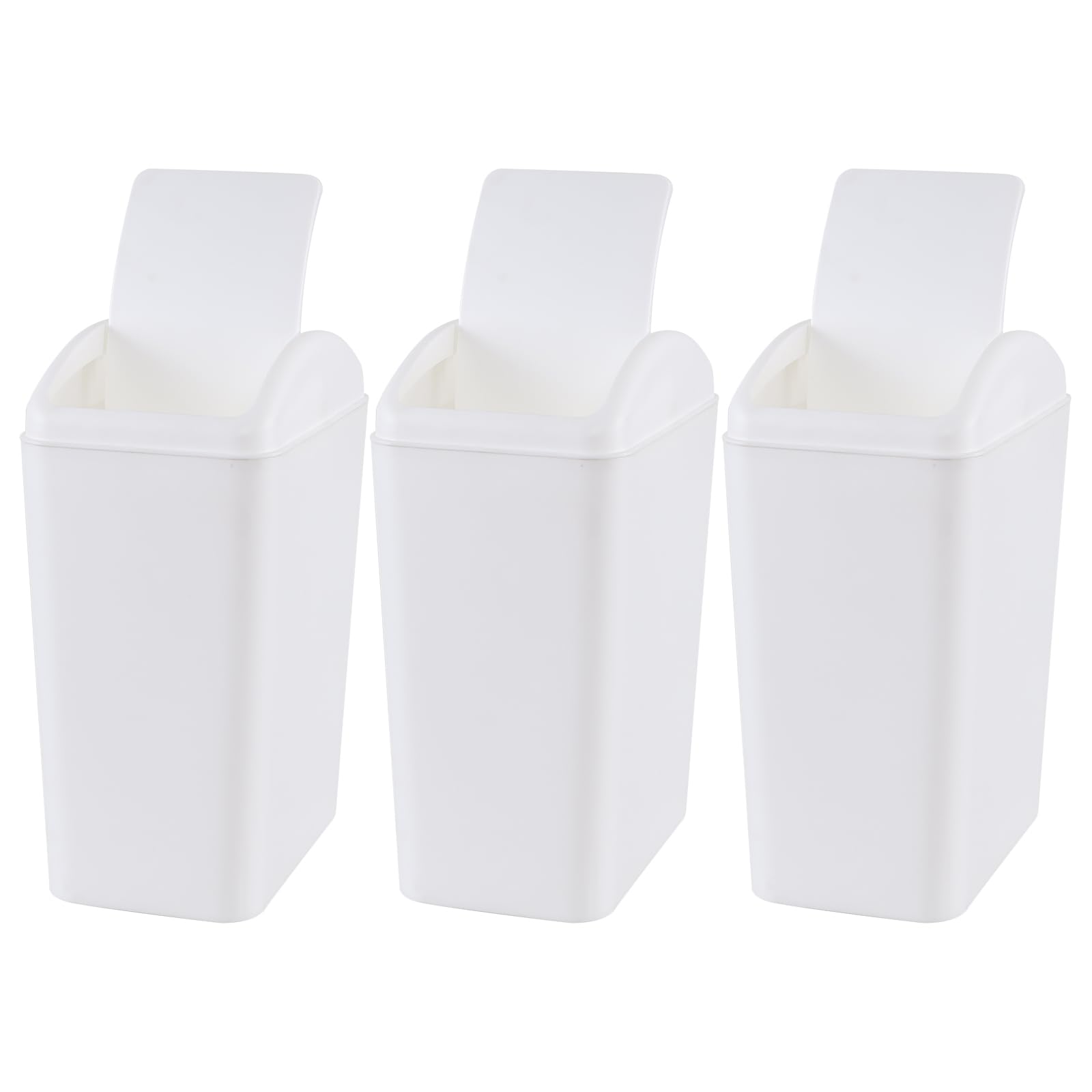4.5 Gallon Plastic Swing Top Garbage Can (3 Count)