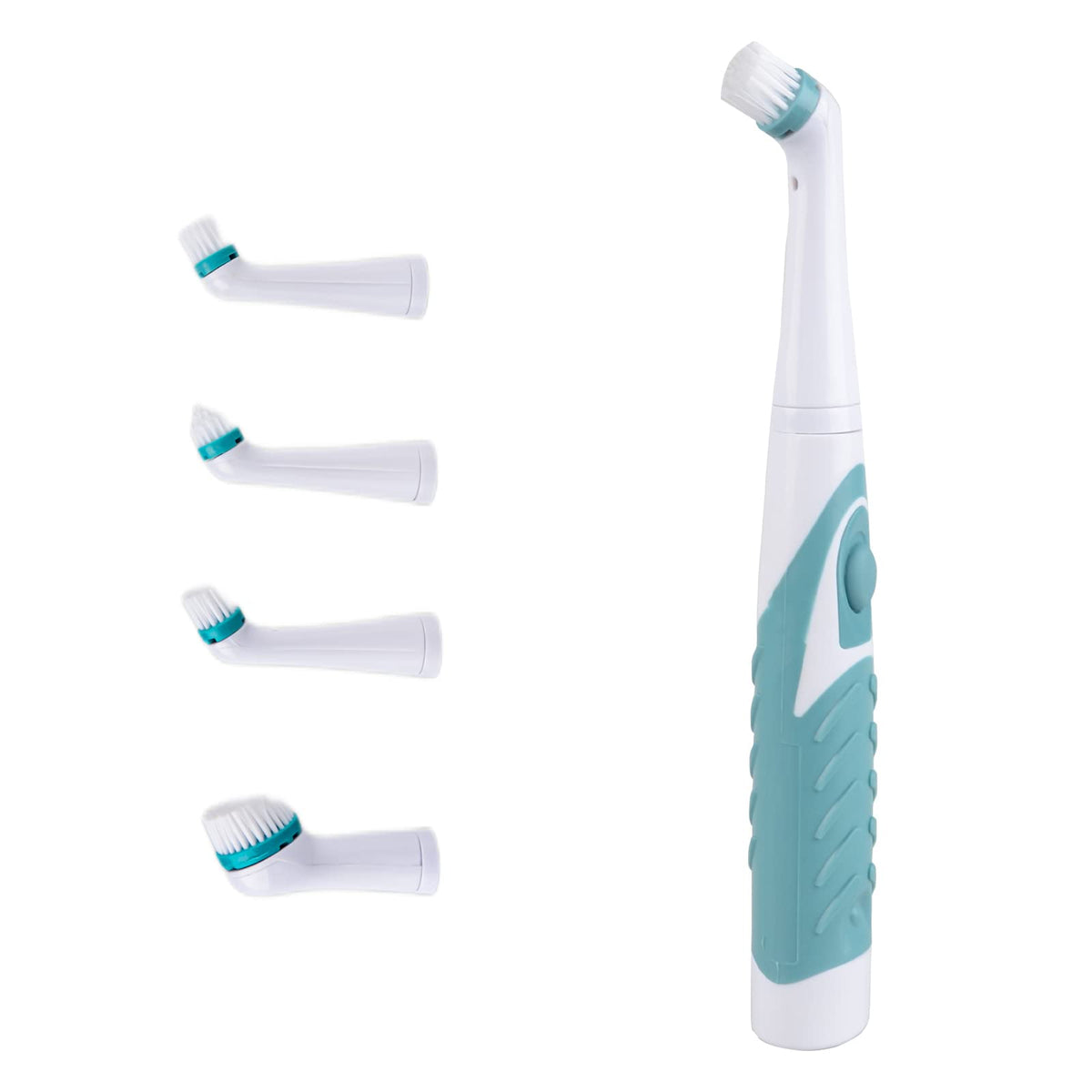 Electric Cleaning Brush with 4 in 1 Multiple Brush Heads