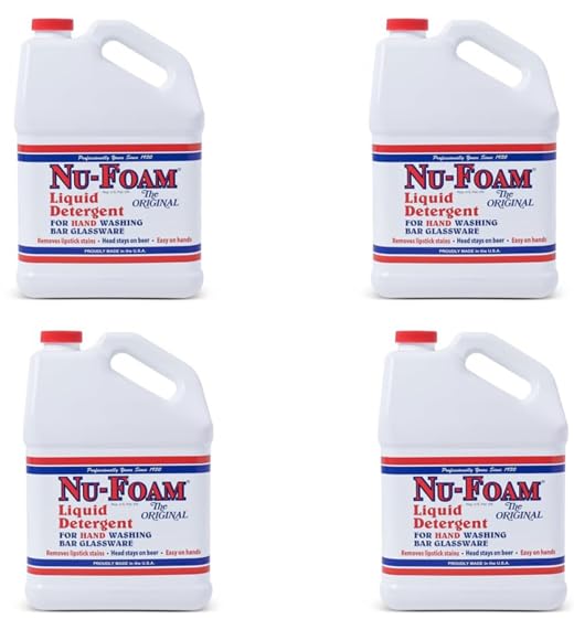 Liquid Detergent for Bar Glassware (512 Fl Oz)