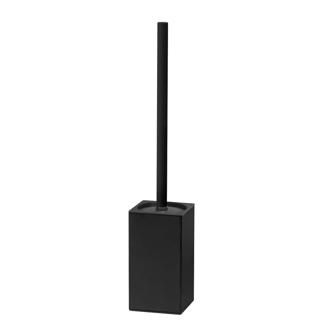 Toilet Brush Holder Stainless Steel 304 Standing Black Square Toilet Brush Holder for Bathroom Storage and Organization
