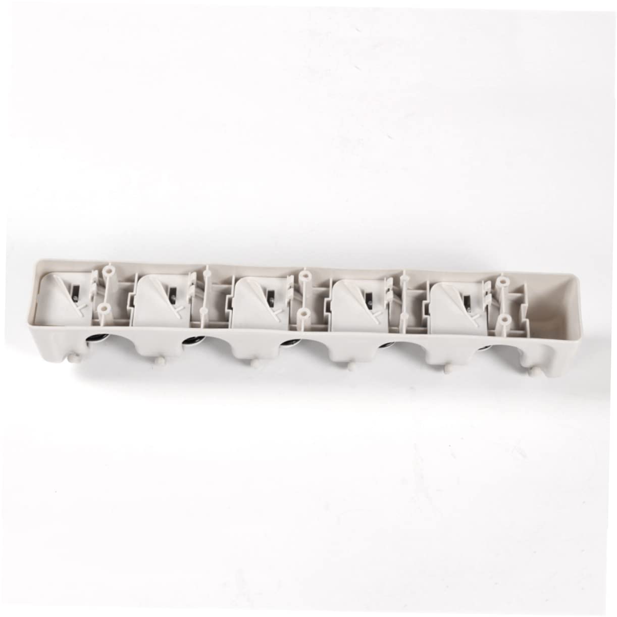 Wall Mounted Mop Holder Broom Organizer Storage Rack with 5 Positions 6 Hooks Space