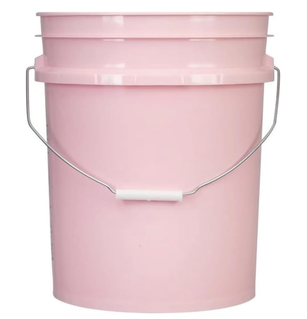 5 Gallon Premium HPDE Plastic Bucket (2 Count)